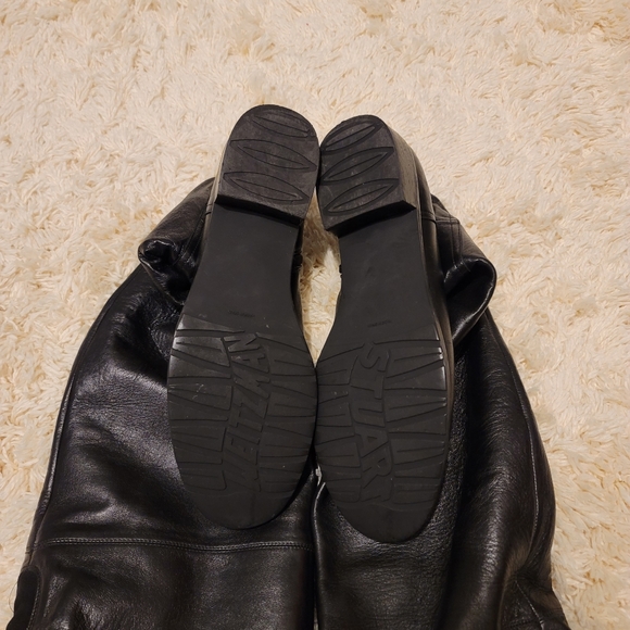 Stuart Weitzman Hilo Boots Black Leather - Picture 7 of 12